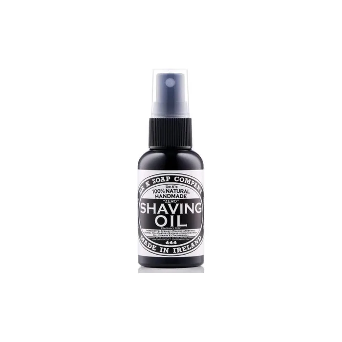 Dr K Soap Company Shaving Oil Zero 50ml - 100% Natural Ingredients