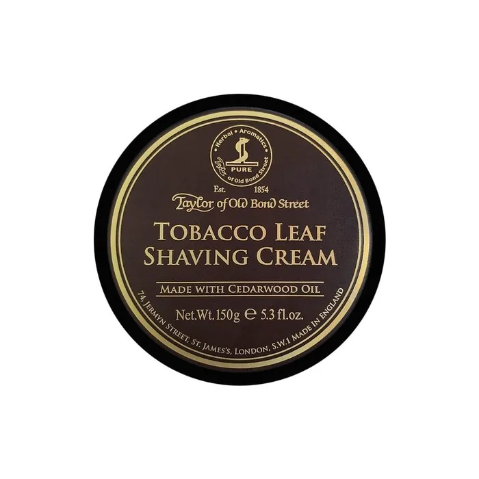 Taylor of Old Bond Street Shave Cream Tobacco Leaf 150ml