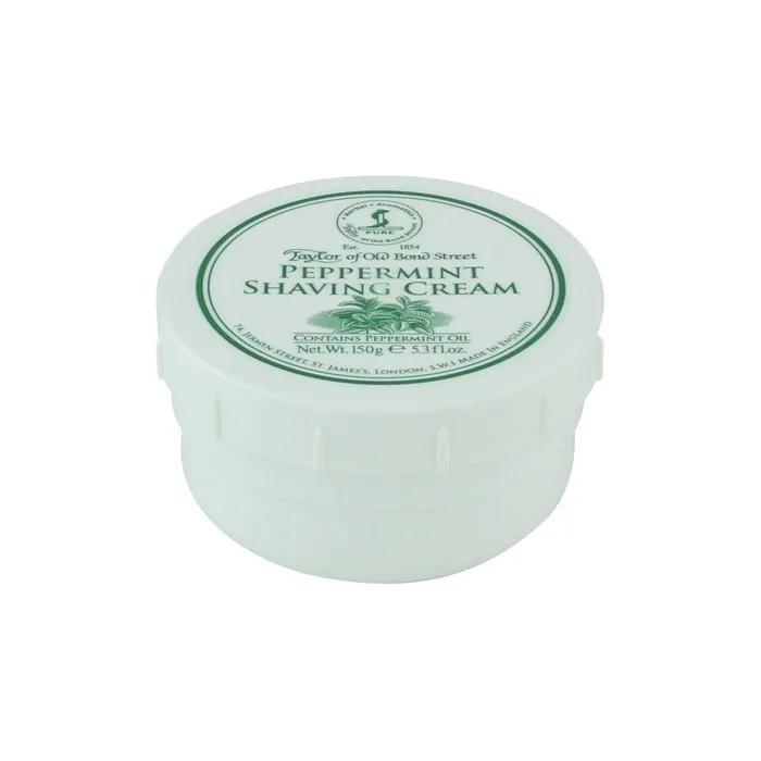 Taylor of Old Bond Street Peppermint Shaving Cream 150g