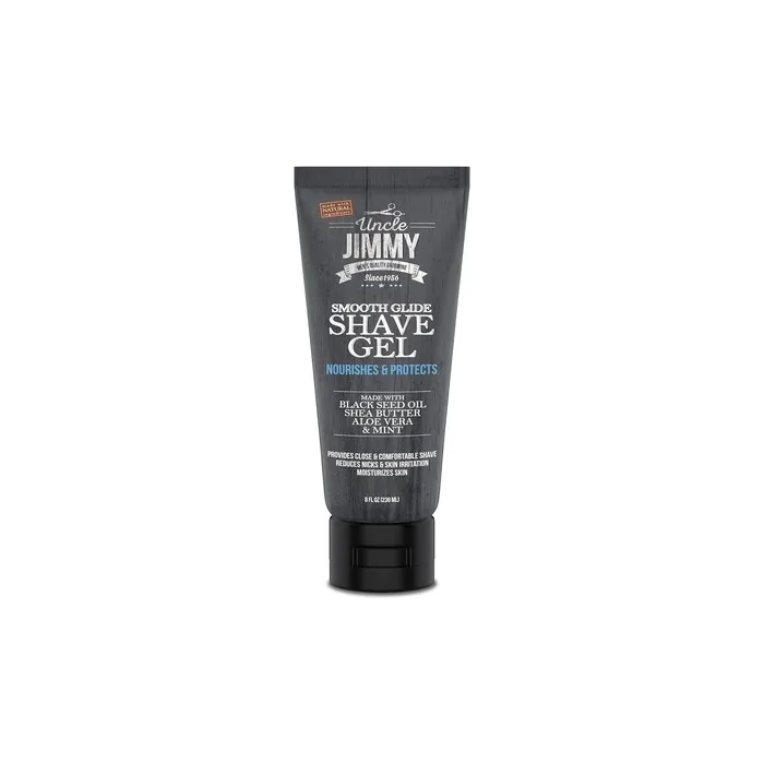 Uncle Jimmy Smooth Glide Shave Gel For Men With Sensitive Skin