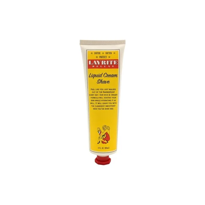 Layrite Liquid Shave Cream 118ml Soothing Soften Protect