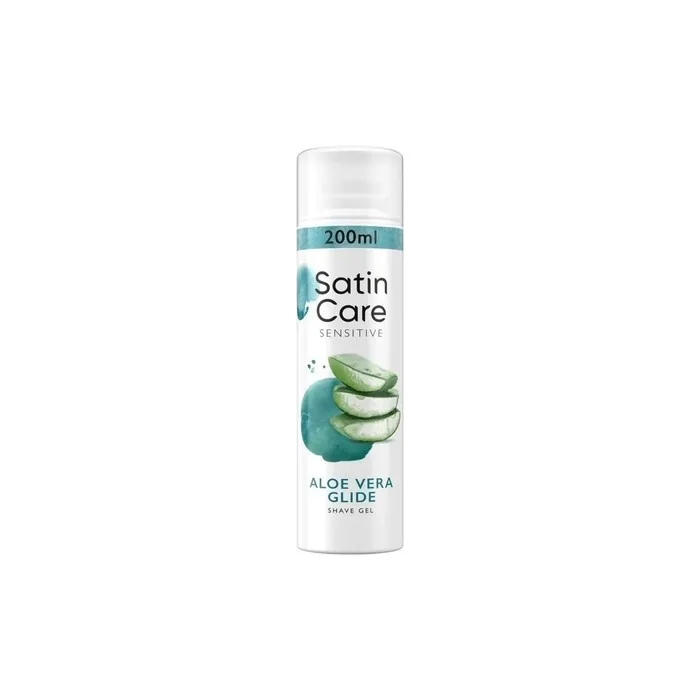 Gillette Satin Care Aloe Vera Shaving Gel For Dry And Sensitive Skin
