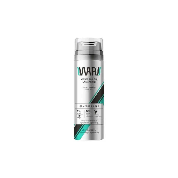 Wars Expert For Men Shaving Gel Aloe Vera & Prickly Pear 200ml