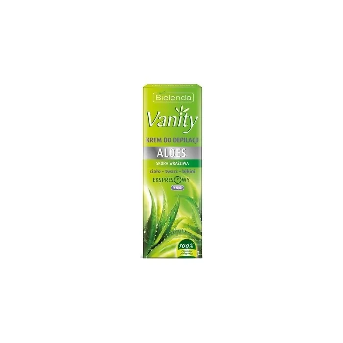 Vanity Aloe Depilatory Cream For Sensitive Skin 100ml