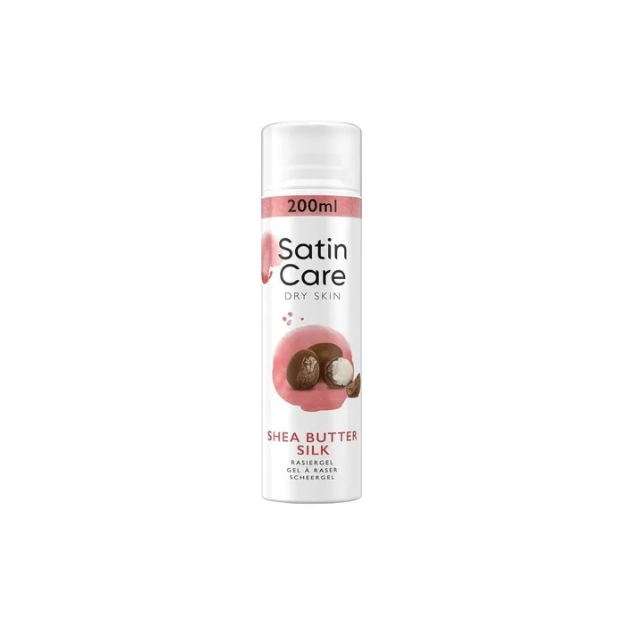 Gillette Woman Shaving Gel Satin Care Dry Skin Perfect For Sensitive Skin