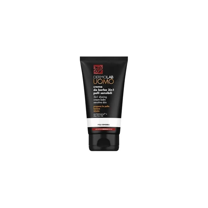 Men's Shaving Cream 3in1 Sensitive Skin 150ml 5.0 Fl Oz Made in Italy