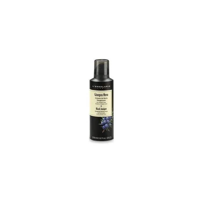 L'Erbolario Black Juniper Energizing Shaving Foam 200 Ml