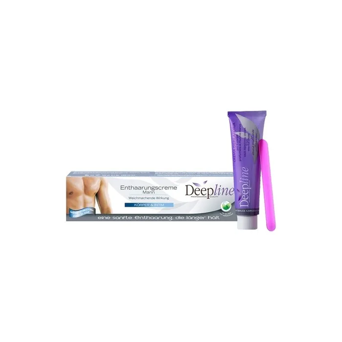 Deepline Hair Removal Cream for Men - Leaves Skin Soft and Supple