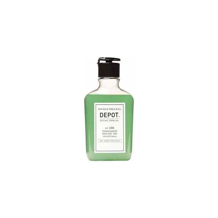 Depot N 406 Transparent Shaving Gel Brushless 200ml