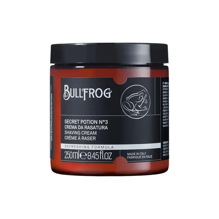 Bullfrog Shaving Cream Secret Potion N3 Refreshing 250ml