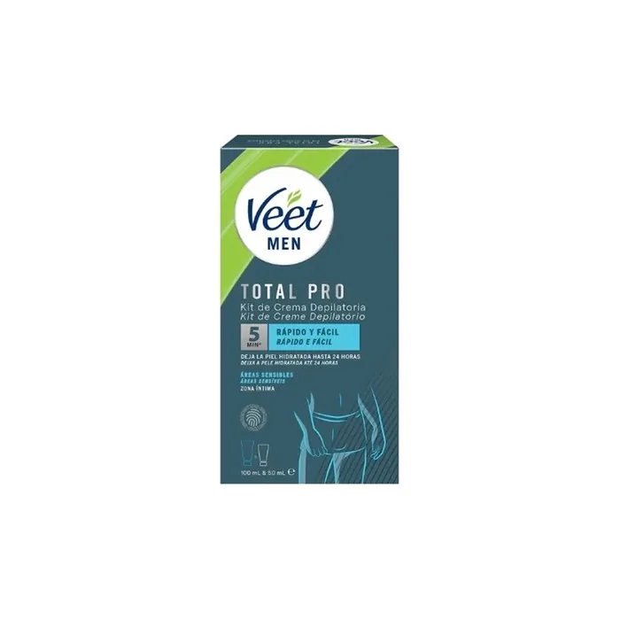Veet Veet Men Depilatory Cream Sensitive Areas 100ml Set 2 Pieces