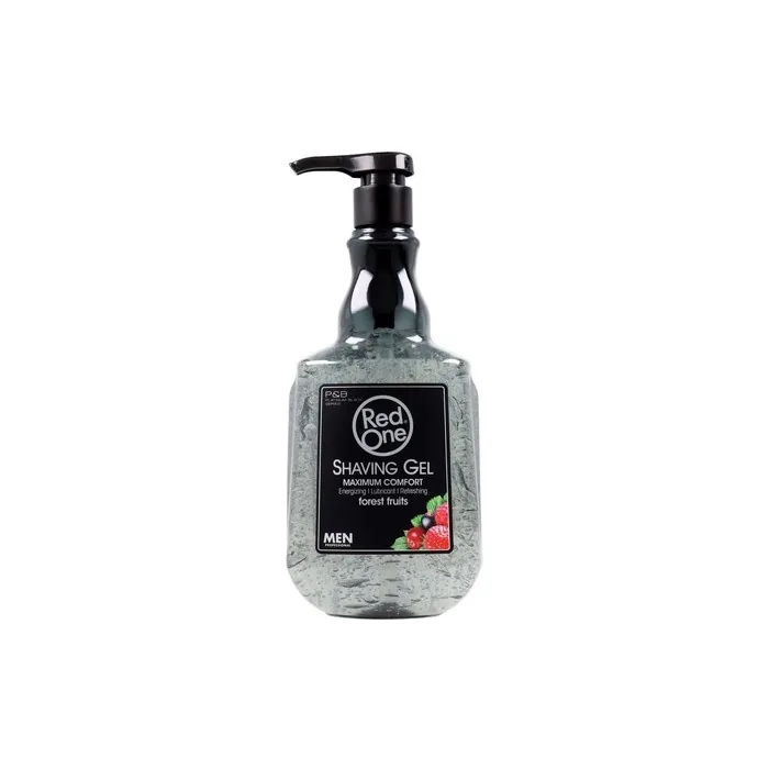 Red One Men Shaving Gel Transparent Forest Fruits 1L