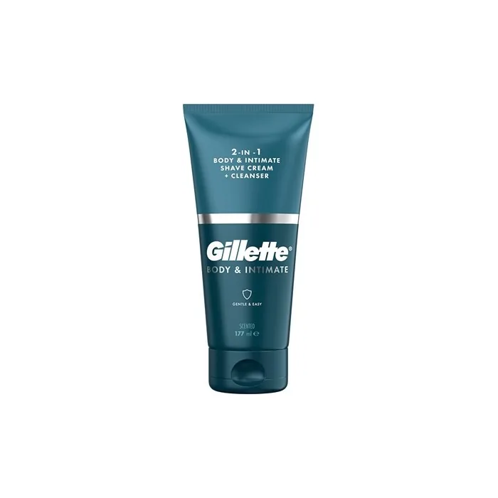 Gillette Body & Intimate Shave Cream + Cleanser 2in1 - 177 Ml
