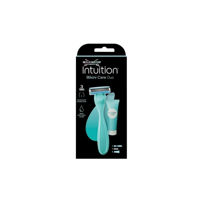 Wilkinson Sword Intuition Bikini Care Duo Razor Set with After Shave Lotion 3 Blades - Pack of 2