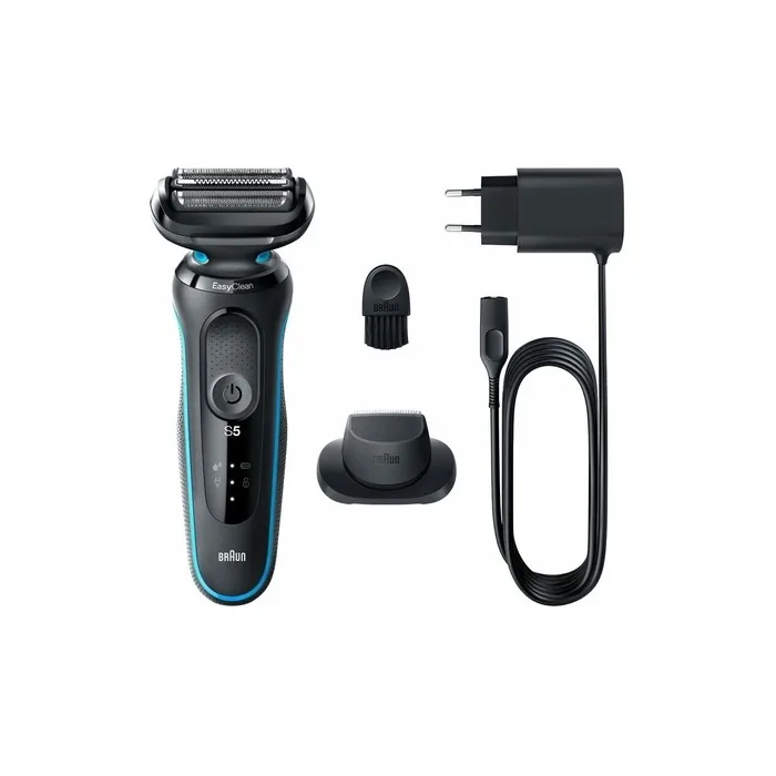 Braun Shaver 51-M1200s Operating time (max) 50 min, Wet & Dry, Black/Mint