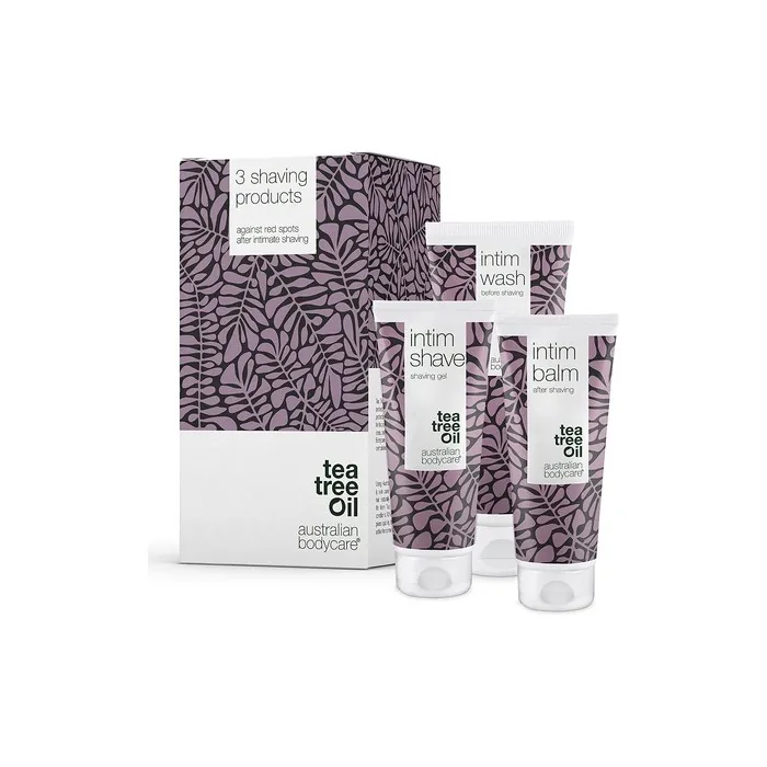 Australian Bodycare Intimate Shaving Set for Ingrown Hairs, Red Bumps, and Razor Burn - 200ml Wash Lotion, 100ml Shave Gel, and 100ml Aftershave Balm