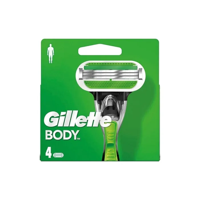 Gillette Body 4pc Blades Shaving Blades For Body Grooming