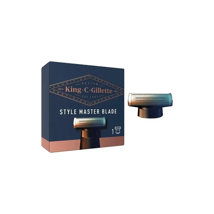 King C. Gillette Style Master Razor Blades for Men 4-Directional Metal Razor Blade Refill