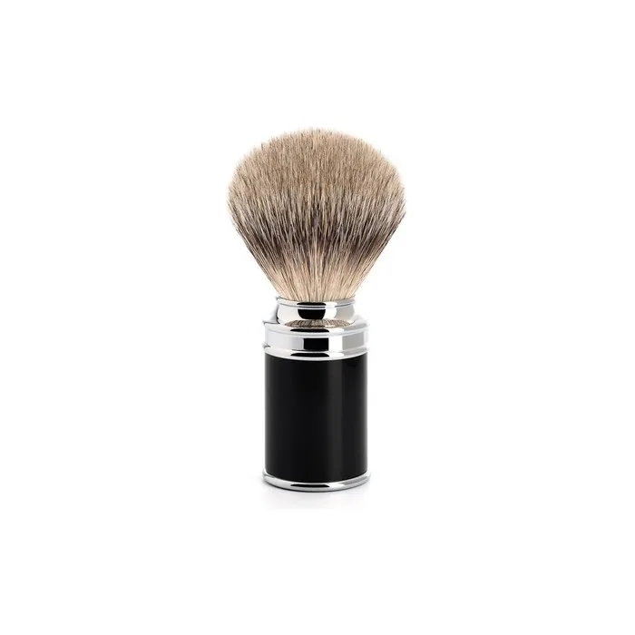Mühle Traditional Classic Shaving Brush Silvertip Badger Hair Black Handle
