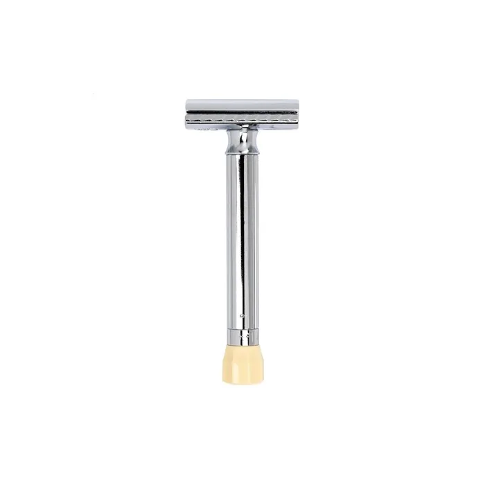 Merkur Adjustable Safety Razor 510c Classic Chrome Straight Cut Ideal For Wet Shaving Zinc Diecast Brass Handle Made In Germany