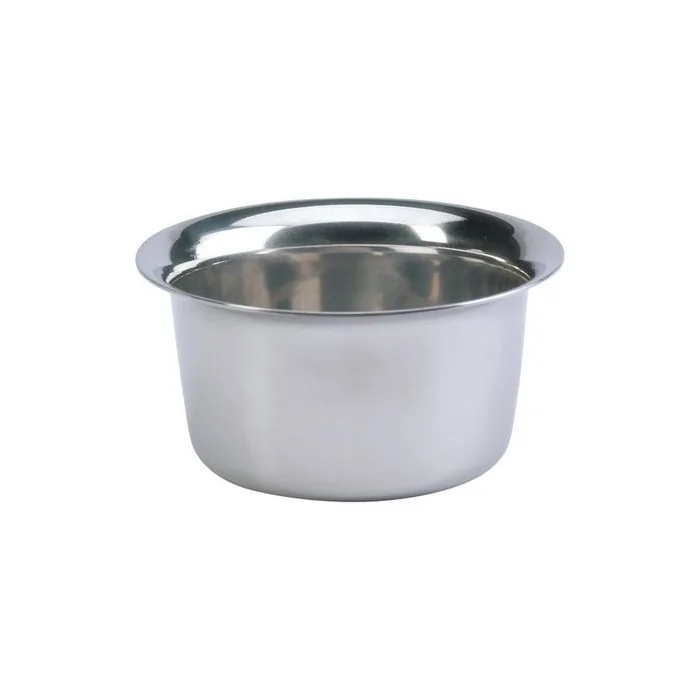 Sibel Shaving Soap Bowl Chromed Silver