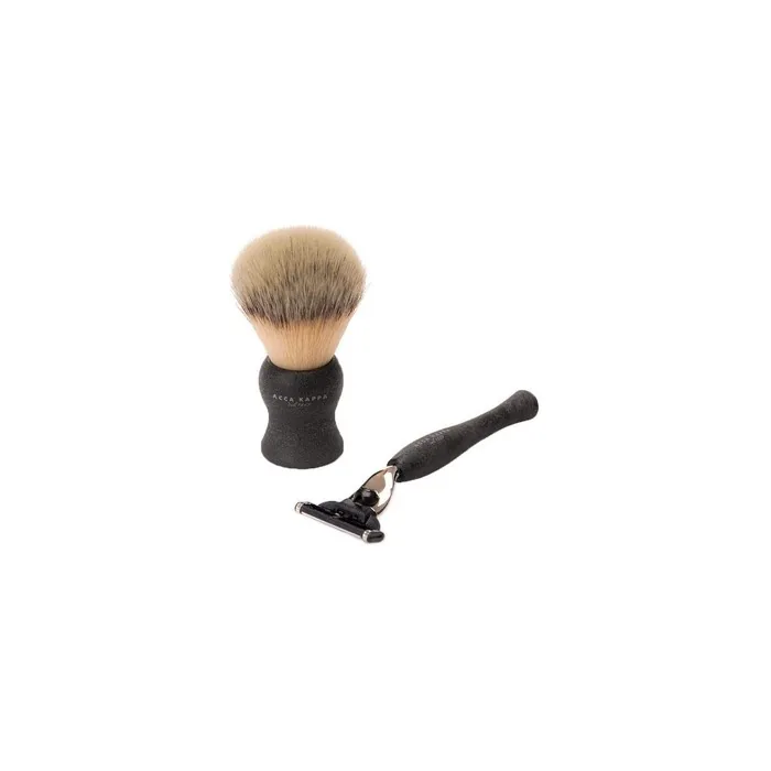 Acca Kappa Shaving Set Natural Style With Synthetic Fibres