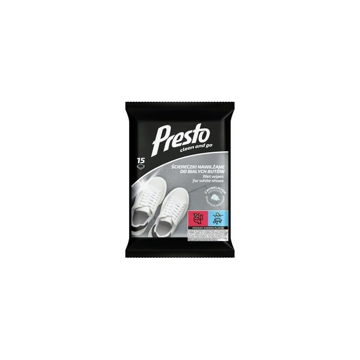 Harper Presto Cleaning Wipes For White Shoes 15 Pieces