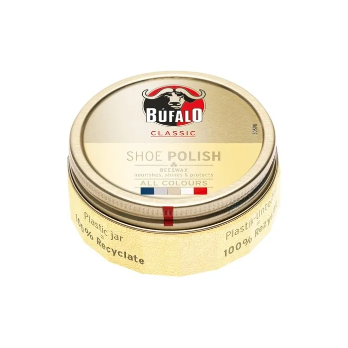 Bufalo Shoe Cream With Natural Beeswax For Special Care Of Your Highquality Shoes 75ml Neutral