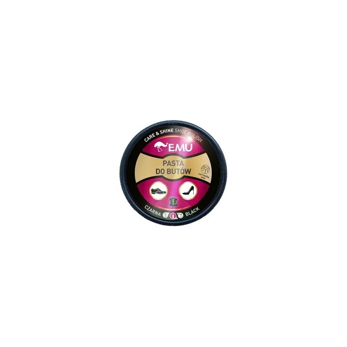 Vaco Emu Shoe Paste Black 50ml