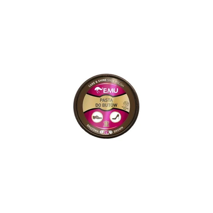 Vaco Emu Shoe Paste Brown 50ml