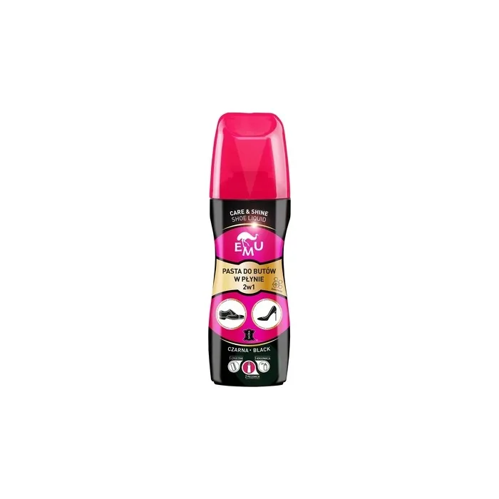 Vaco Emu Paste In Liquid For Shoes Black 75ml