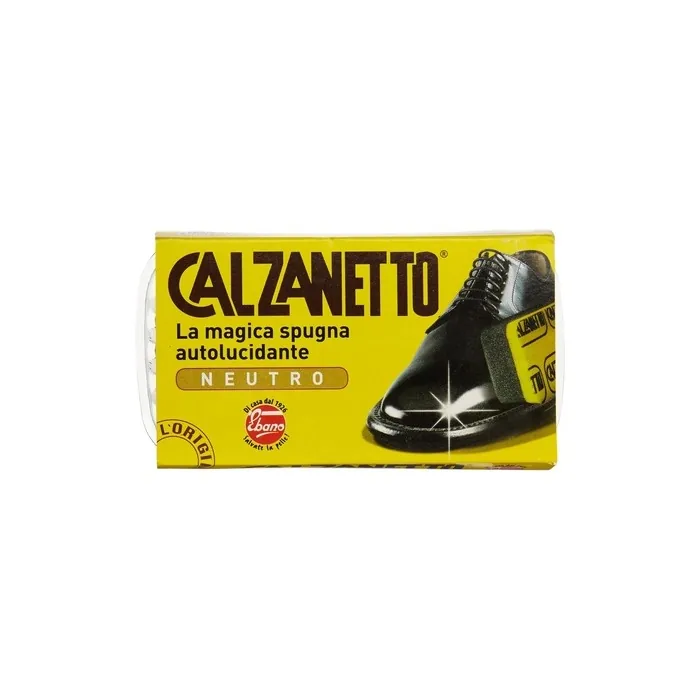 CALZANETTO Neutro Self-Shining Sponge - Shoe Cleaning