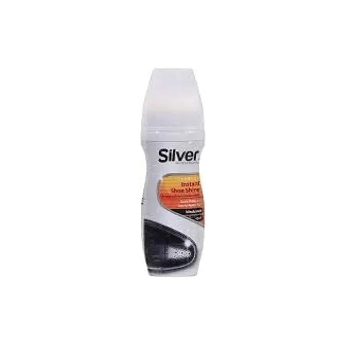 Silver Shoe Shine 75ml Black Watercolor Liquid For Leather