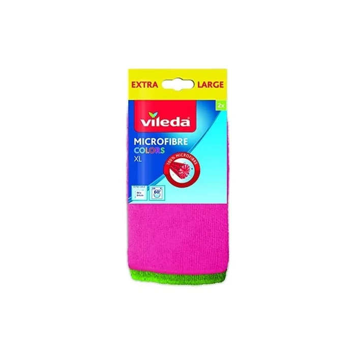 Vileda - Multi-Purpose Microfiber Cloths Pack Of 2