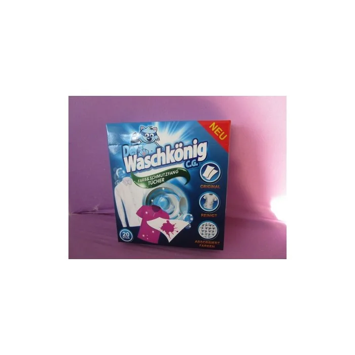 Der Waschkonig Color & Dirt Trap Cloths Pack Of 20 Cleans + Absorbs Colors New