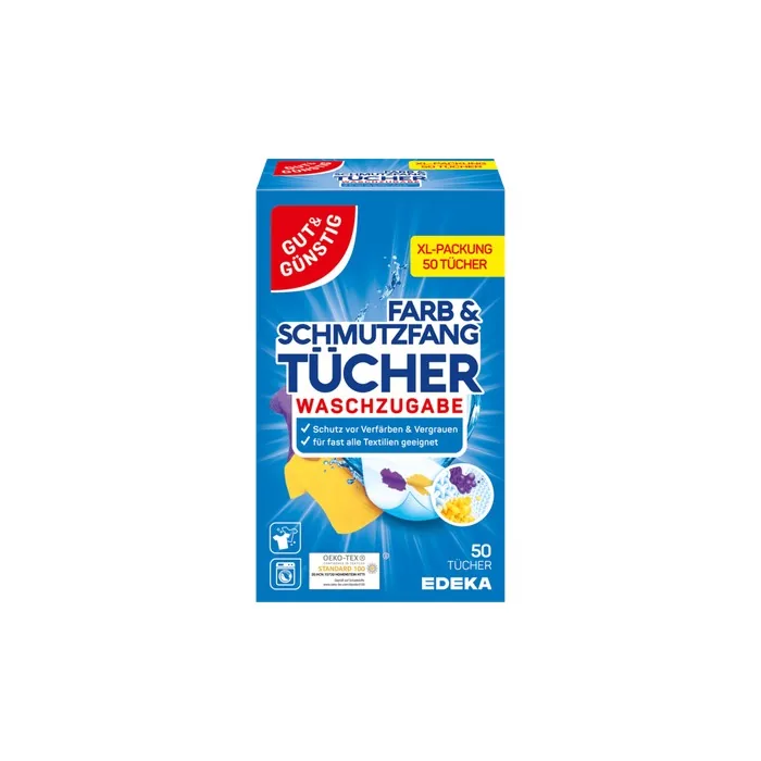 EDEKA GG Color-Catching Wipes 50 Sheets