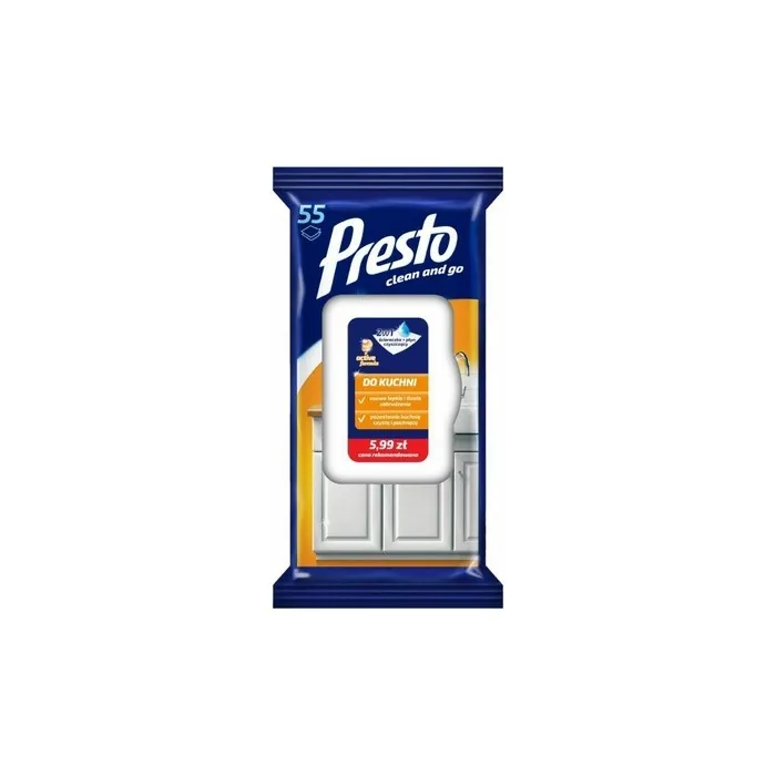 CLEANIC Presto Moisturizing Kitchen Wipes A55 - 8710
