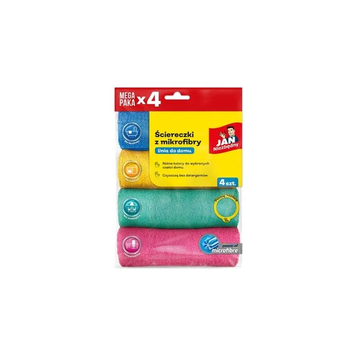 Jan N Grosik Jan Niezbedny Microfiber Cloths Set Of 4