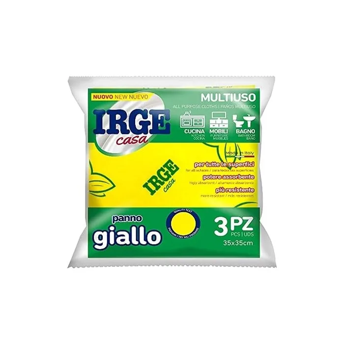 Casapiu' Multipurpose Cloth Yellow - Pack of 3