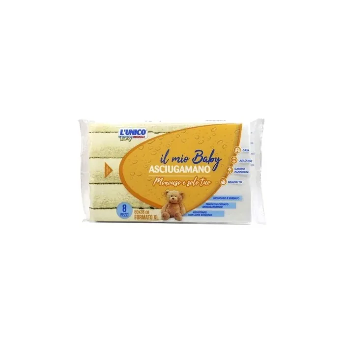 Montrasio Disposable Towel 60x38 - Pack of 8