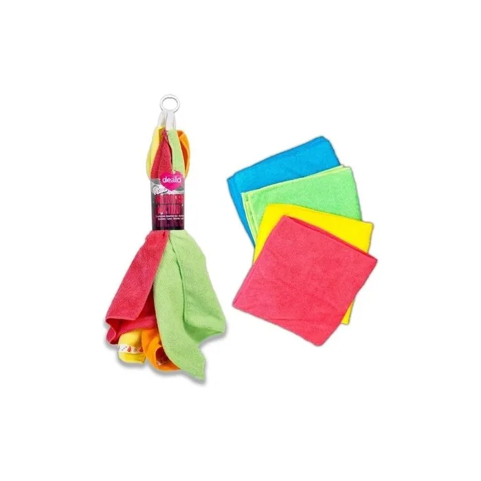 Dealo Microfibre Cleaning Cloth 30x40cm - Pack of 4