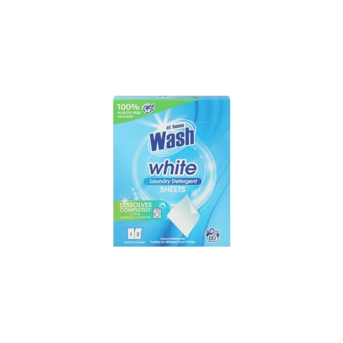 At Home Wash Cleaning Cloths 30 Pieces White