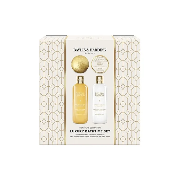 Baylis & Harding Luxury Bath Time Set with Mandarin and Grapefruit