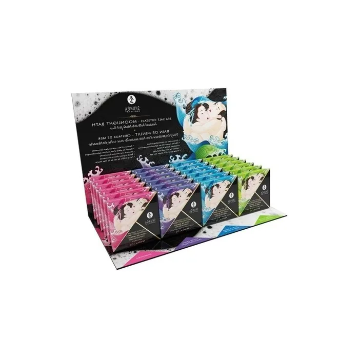 Shunga Love Bath Display with Aphrodisiac Perfumed Bubble Bath