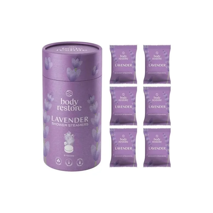 Body Restore Shower Steamers Lavender Luxury Gift Set - Pack of 6