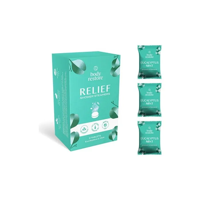Body Restore Shower Steamers Set with Eucalyptus and Mint