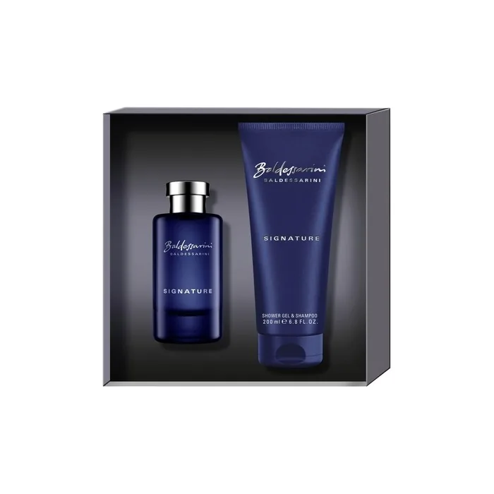 Hugo Boss Baldessarini Signature Gift Set + Eau De Toilette 50ml + Shower Gel 200ml