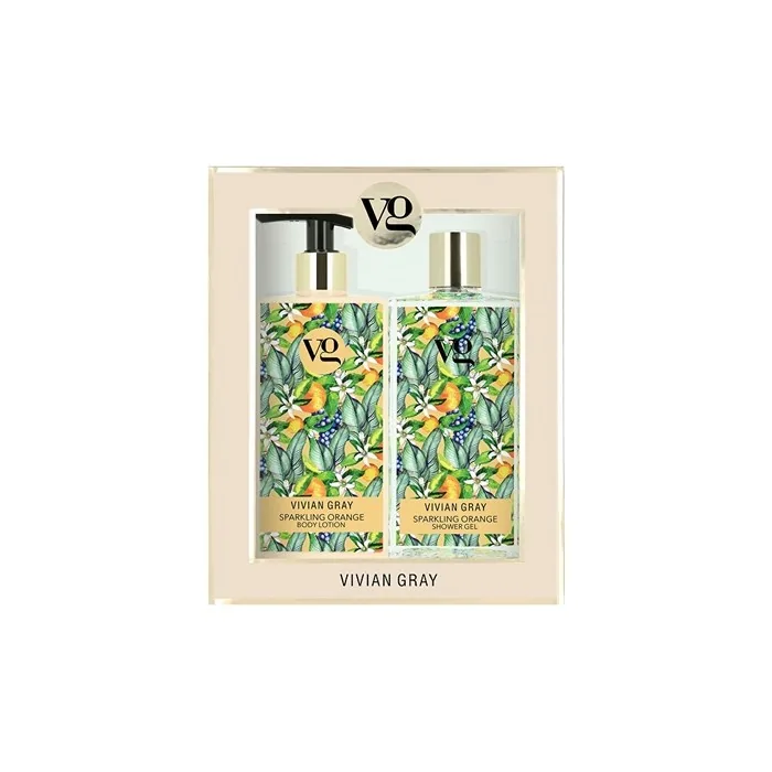 Vivian Gray Cosmetic Set Sparkling Orange Shower Gel And Body Lotion
