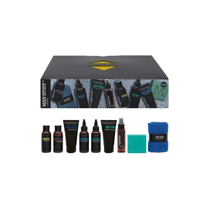 Man Stuff Takeaway Box The Ultimate Men's Toiletries Bath & Body Gift Set
