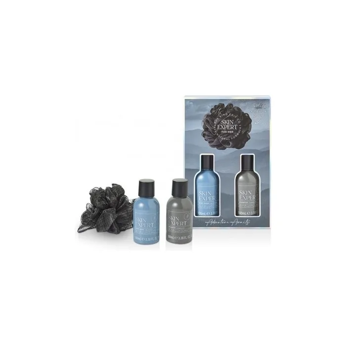 The Kind Edit Co Skin Expert Mini Shower Gift Set 100ml Body Wash 100ml Shampoo
